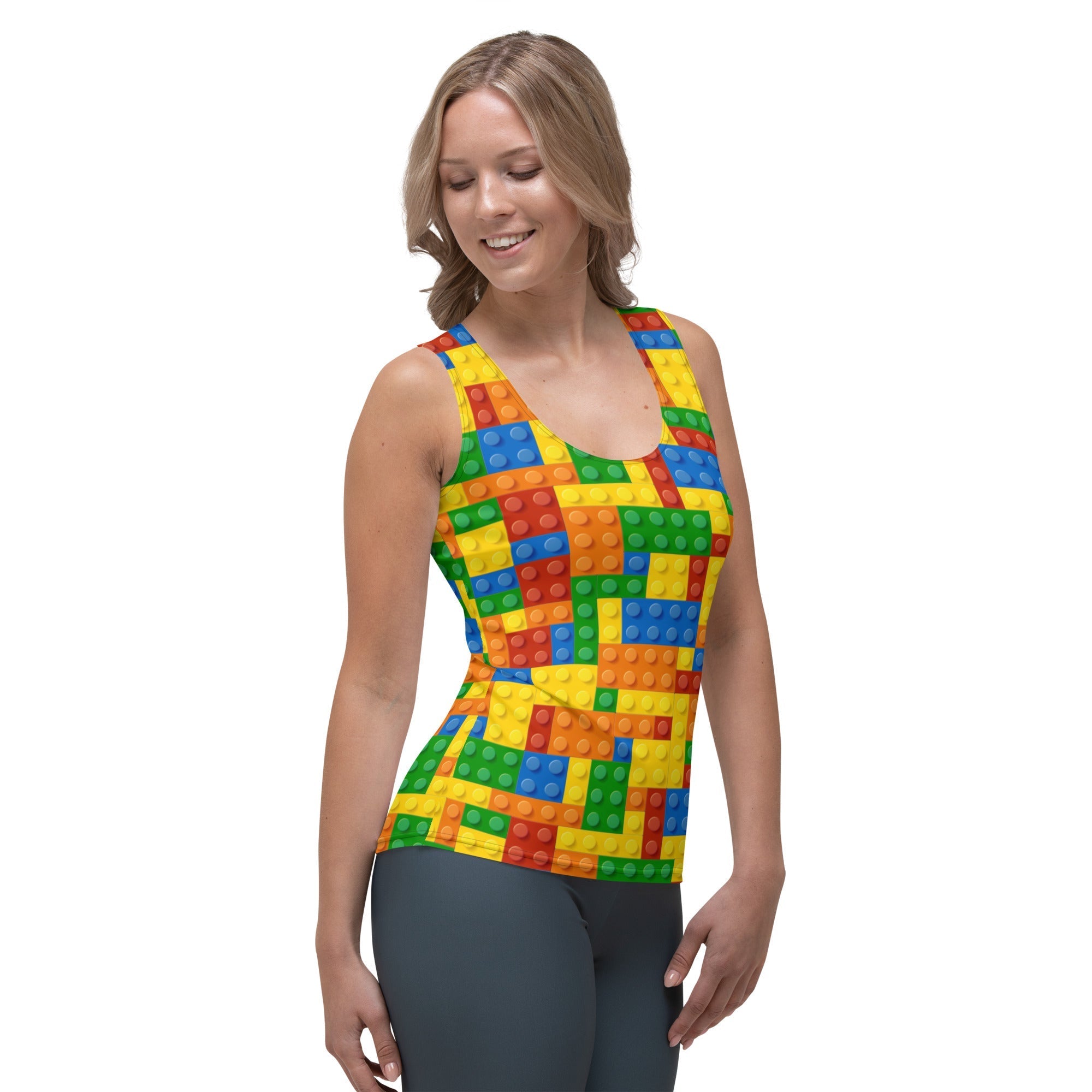 Colorful Blocks Tank Top