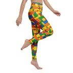 Colorful Blocks Yoga Leggings