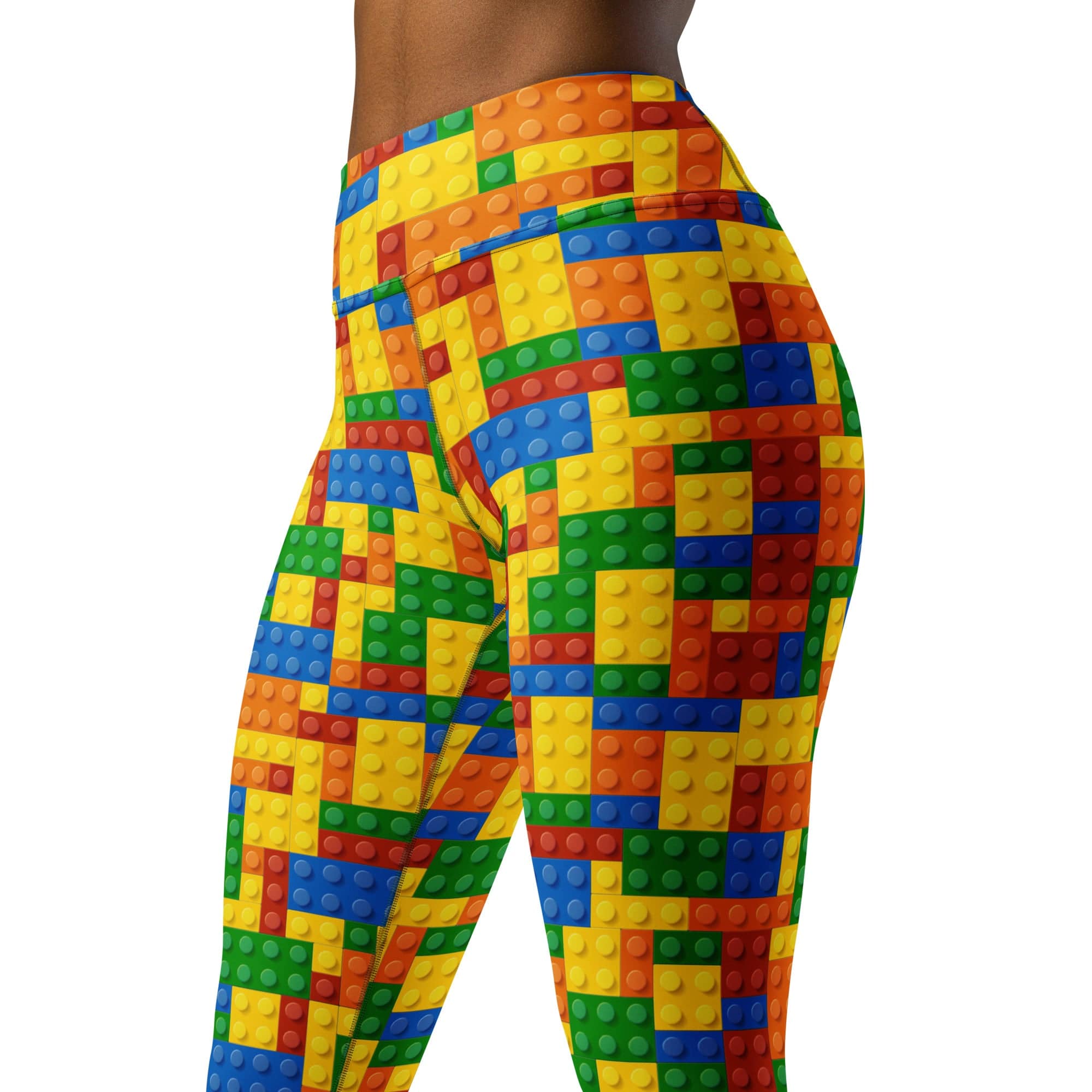 Colorful Blocks Yoga Leggings