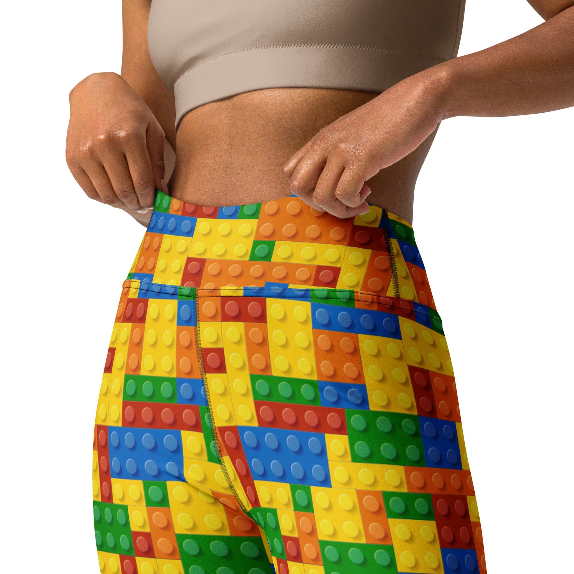 Colorful Blocks Yoga Leggings