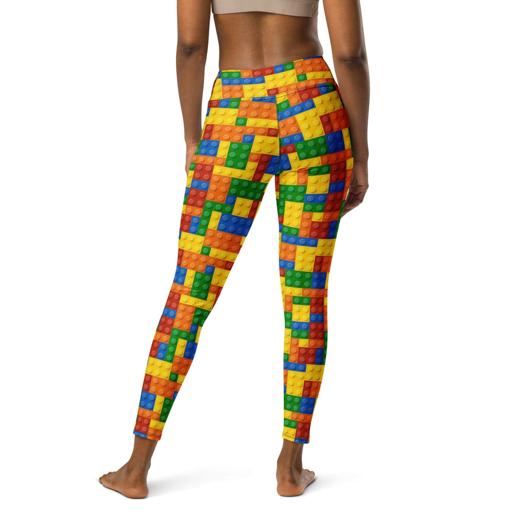 Colorful Blocks Yoga Leggings