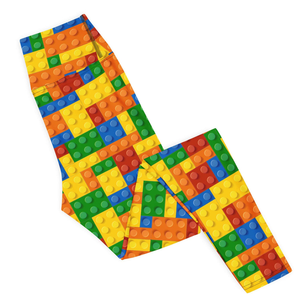 Colorful Blocks Yoga Leggings