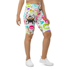 Colorful Doodles Biker Shorts