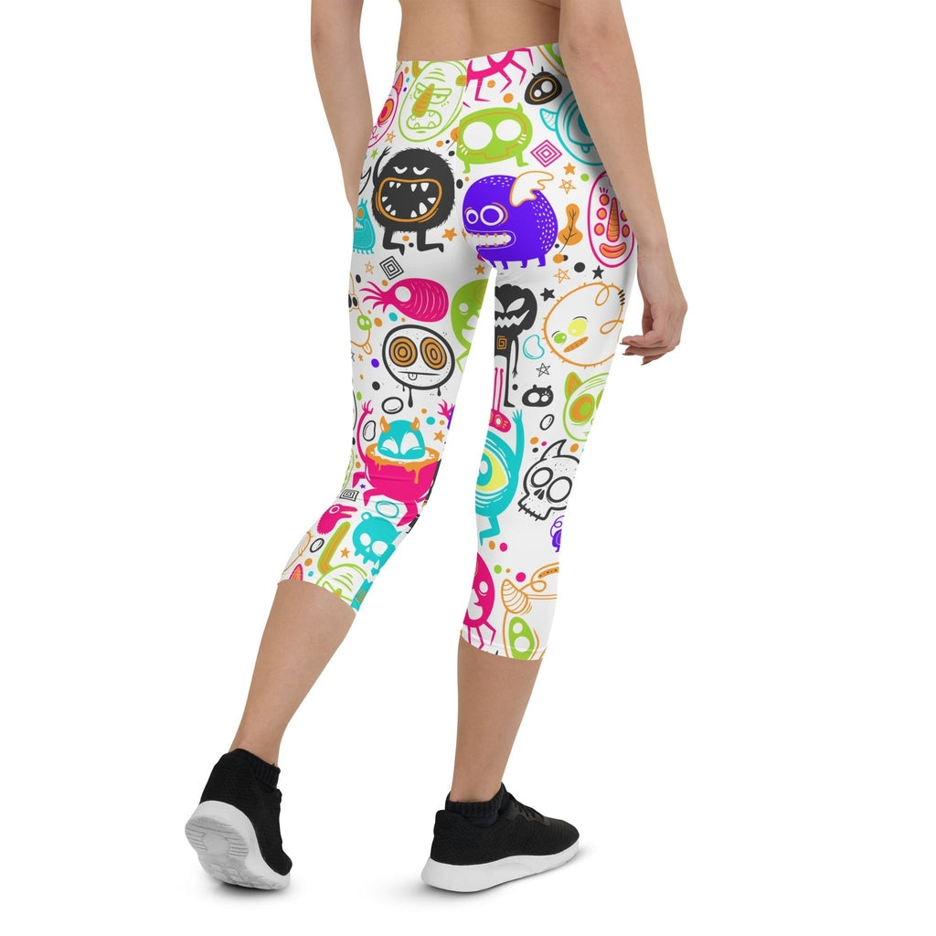 Colorful Doodles Capris