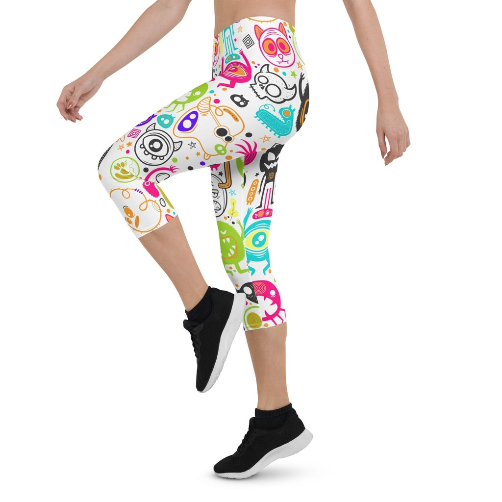 Colorful Doodles Capris