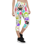 Colorful Doodles Capris