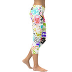 Colorful Doodles Capris