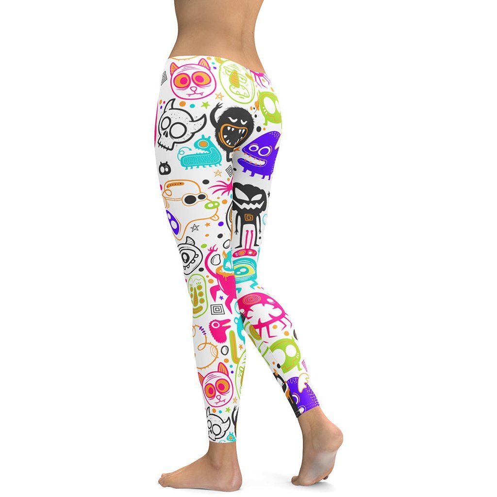 Colorful Doodles Leggings