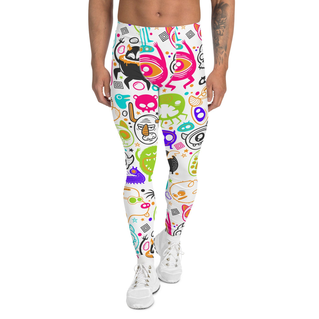 Colorful Doodles Men's Leggings