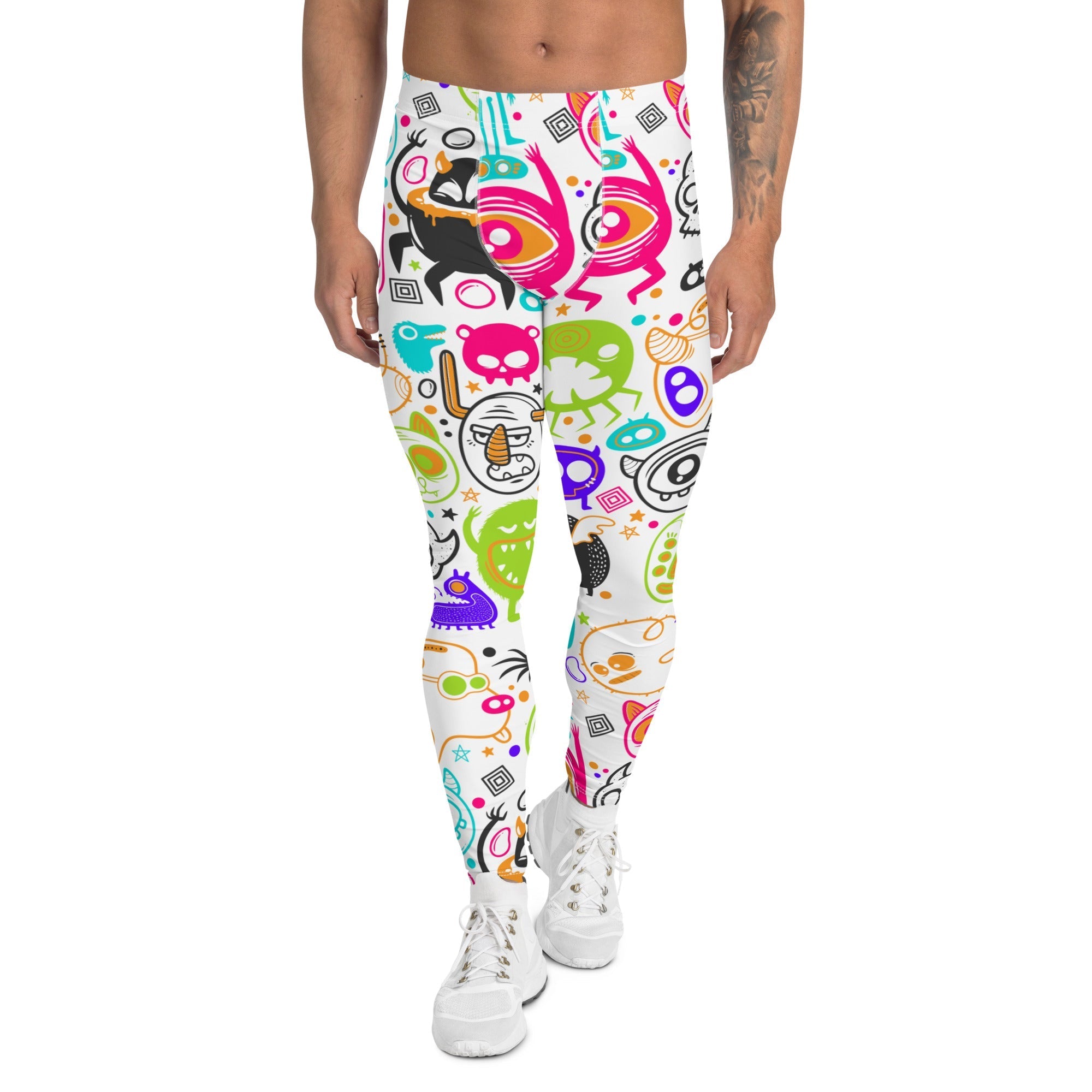 Colorful Doodles Men's Leggings