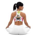 Colorful Doodles Sports Bra