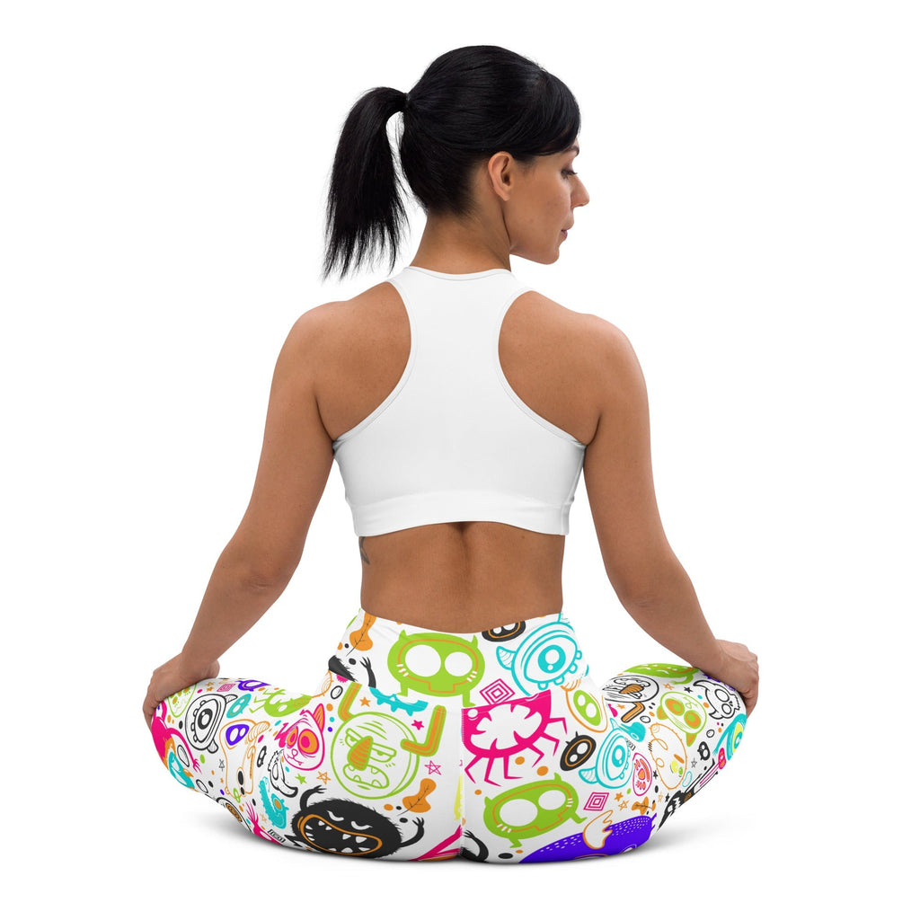 Colorful Doodles Yoga Leggings