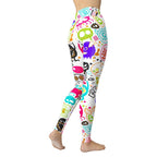 Colorful Doodles Yoga Leggings