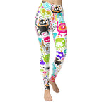 Colorful Doodles Yoga Leggings