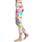 Colorful Doodles Yoga Leggings