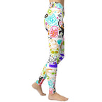Colorful Doodles Yoga Leggings