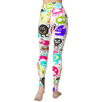 Colorful Doodles Yoga Leggings