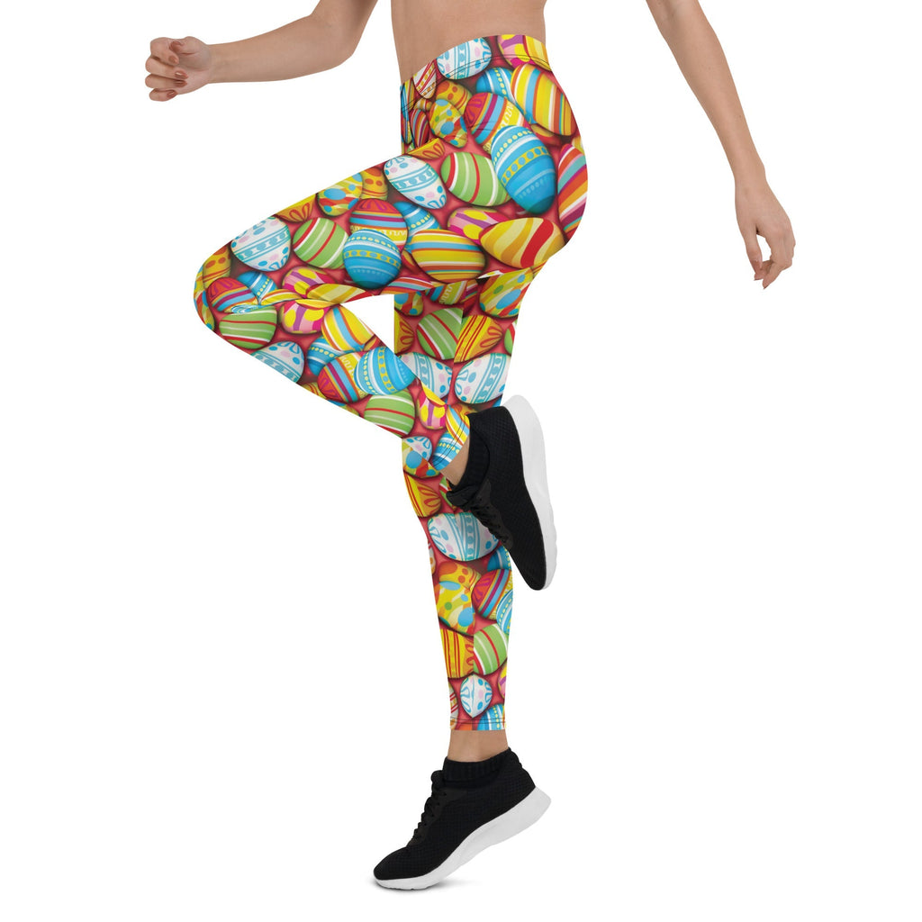 Colorful Easter Eggs Leggings