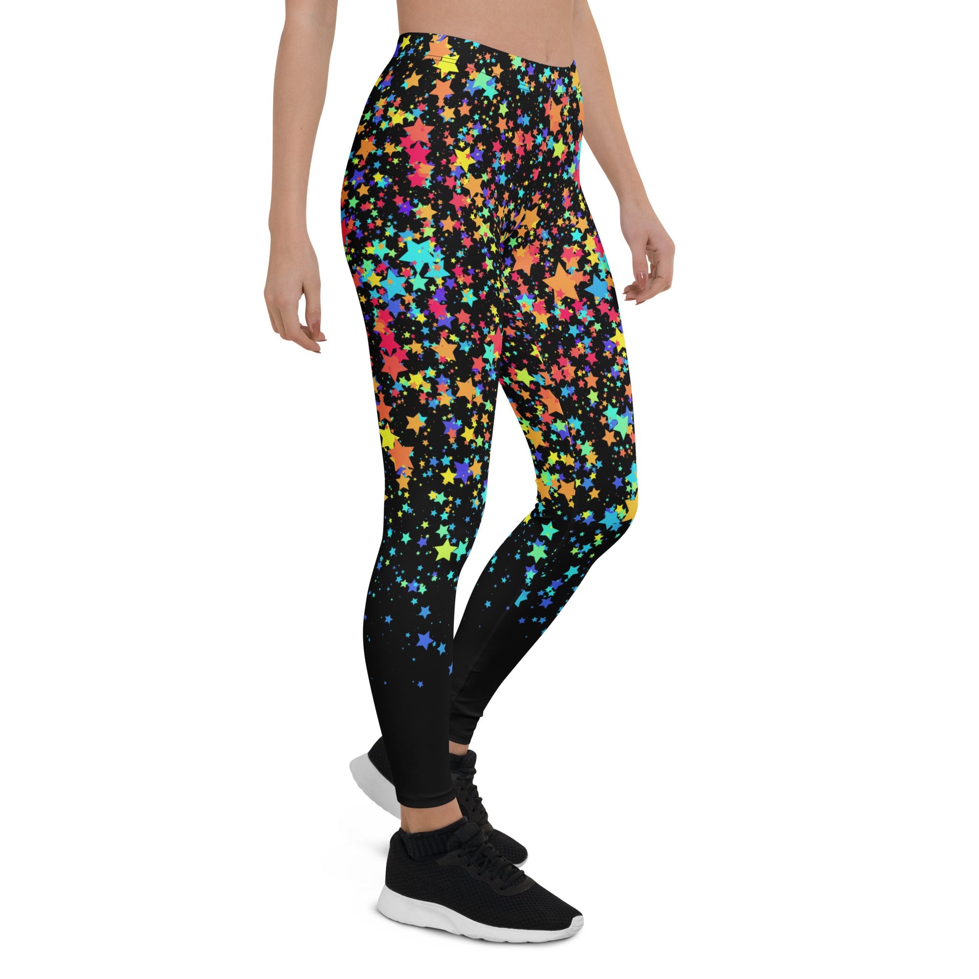 Colorful Gradient Stars Leggings