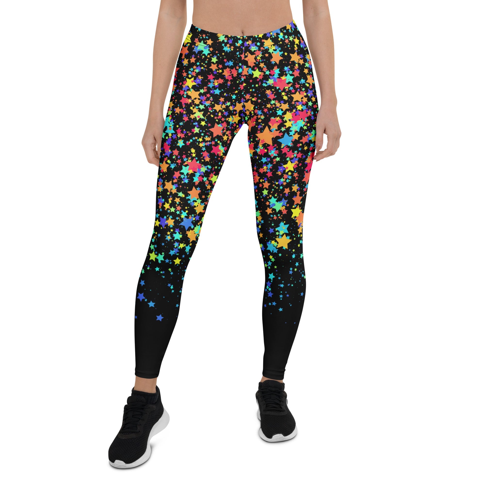 Colorful Gradient Stars Leggings