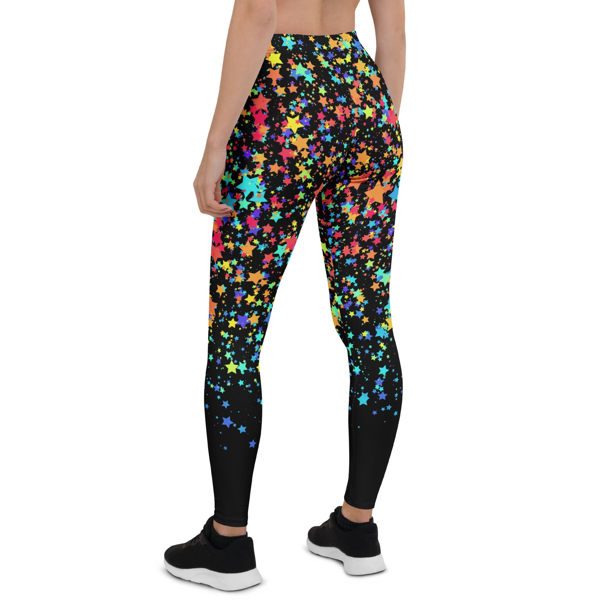 Colorful Gradient Stars Leggings