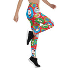 Colorful Holiday Joy Leggings