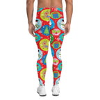 Colorful Holiday Joy Men's Leggings
