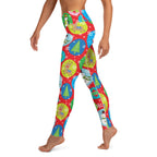 Colorful Holiday Joy Yoga Leggings