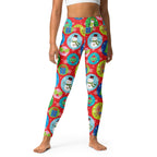 Colorful Holiday Joy Yoga Leggings