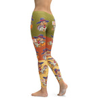 Colorful Turkey Print Leggings