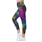 Colorful Universe Leggings With Pockets