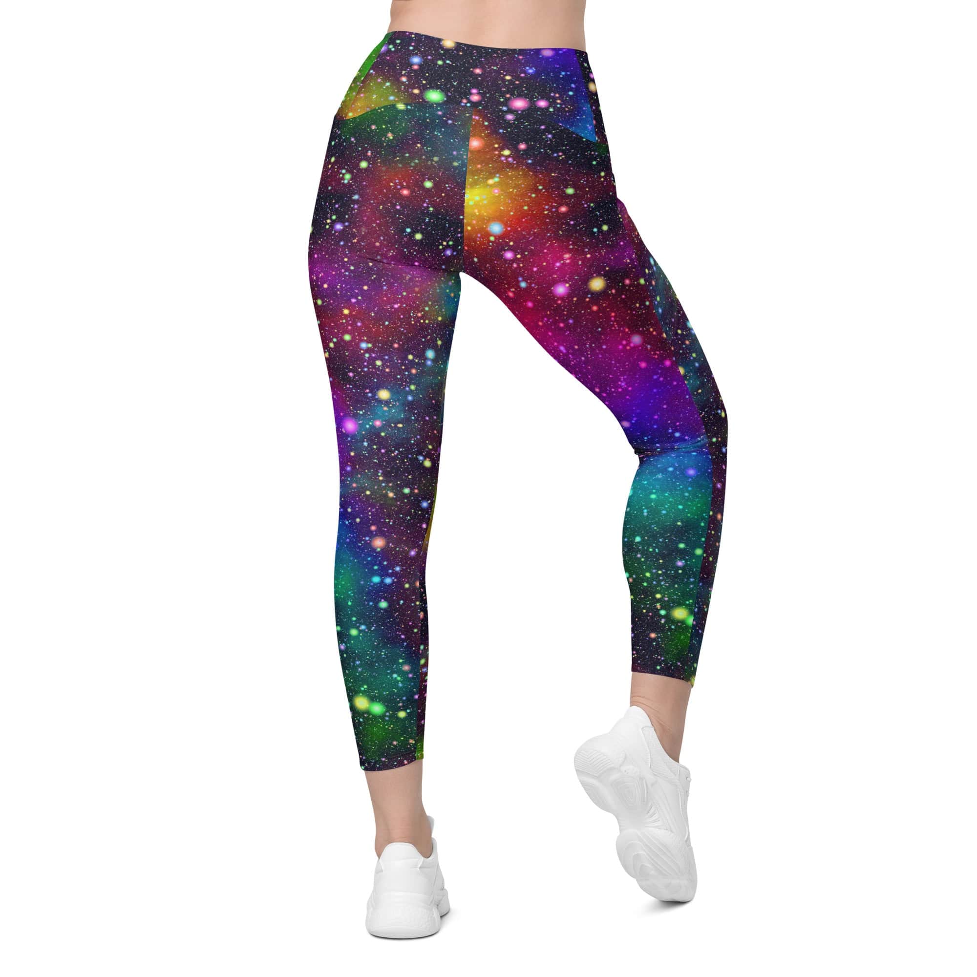 Colorful Universe Leggings With Pockets