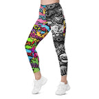 Comic Book Leggings With Pockets