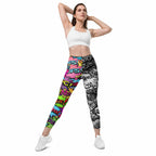 Comic Book Leggings With Pockets