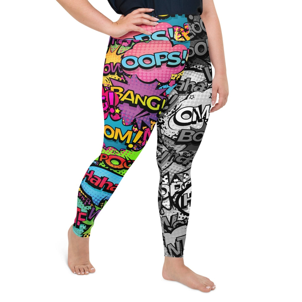 Comic Book Plus Size Leggings