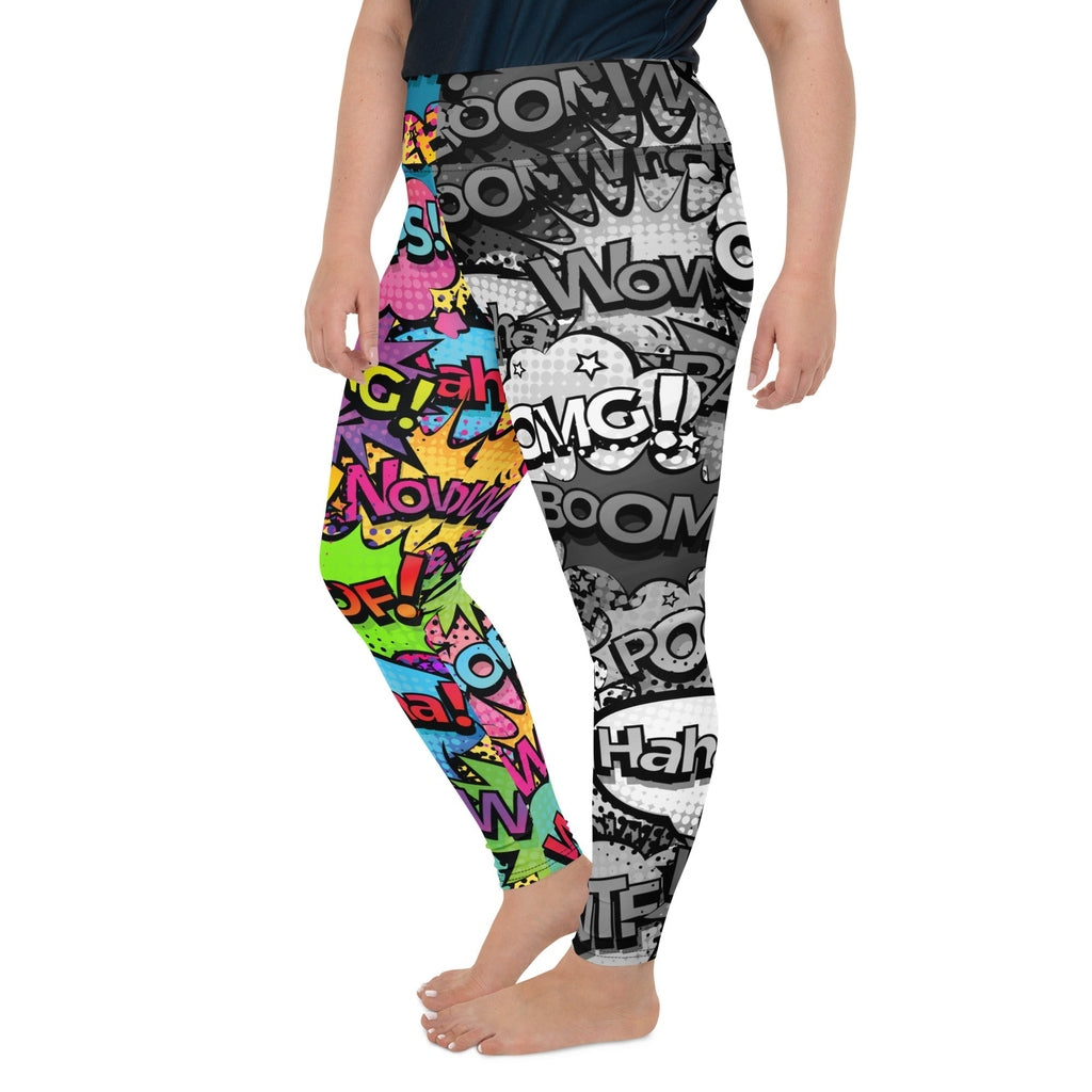 Comic Book Plus Size Leggings