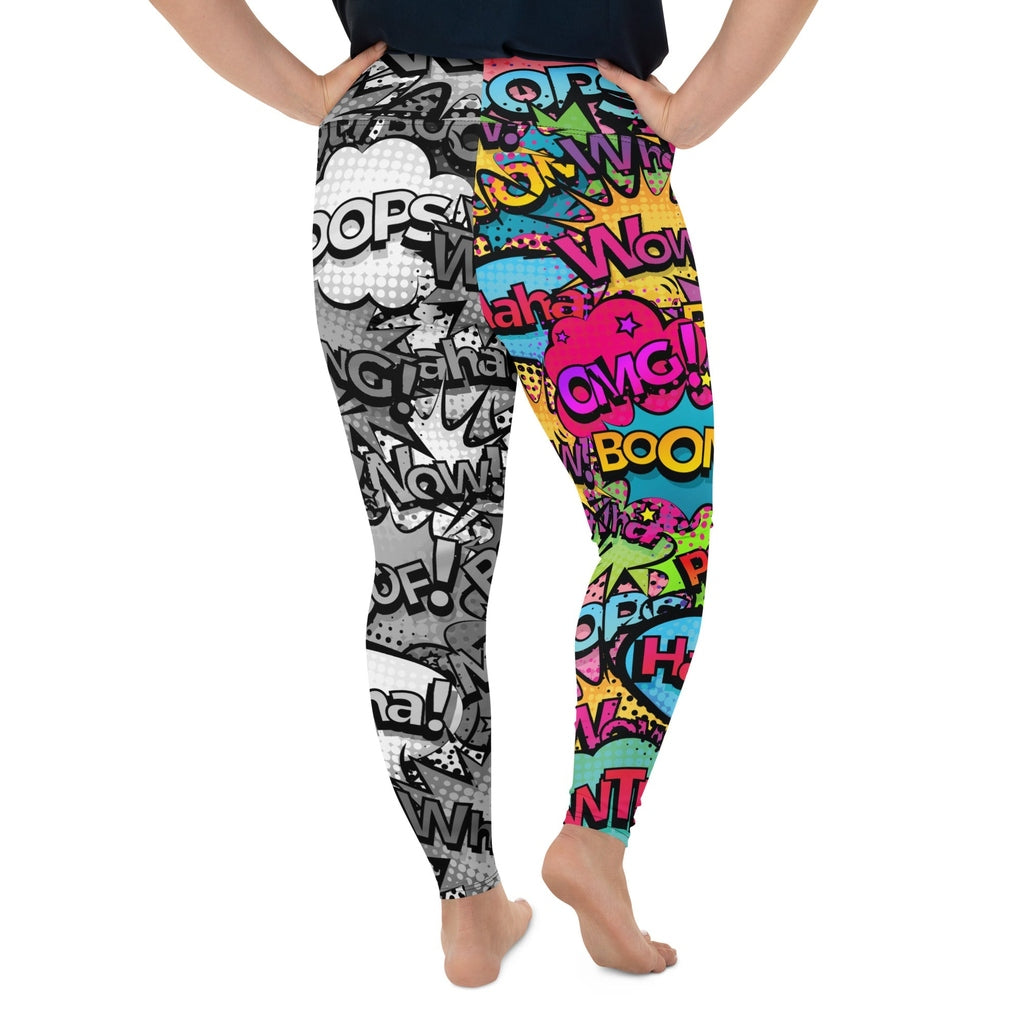 Comic Book Plus Size Leggings