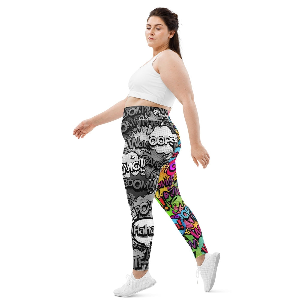 Comic Book Plus Size Leggings