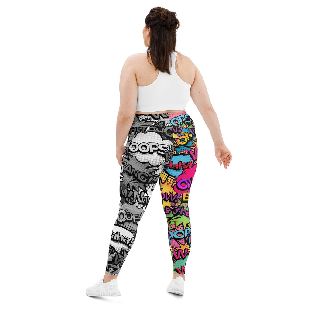 Comic Book Plus Size Leggings