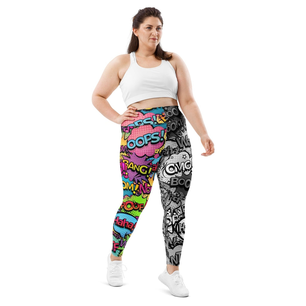 Comic Book Plus Size Leggings
