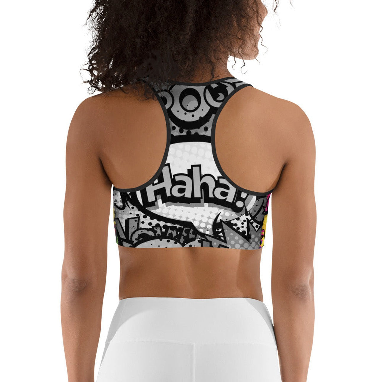 Comic Book Sports Bra