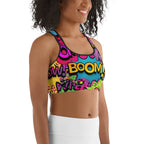Comic Book Sports Bra