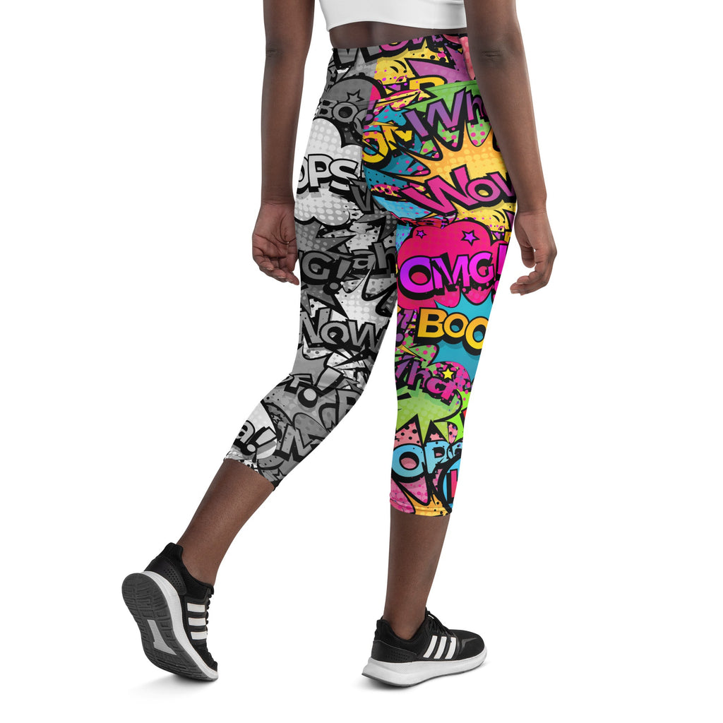 Comic Book Yoga Capris