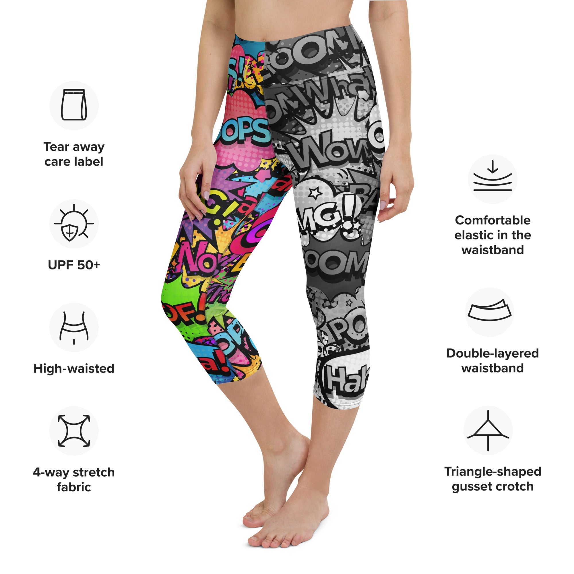 Comic Book Yoga Capris