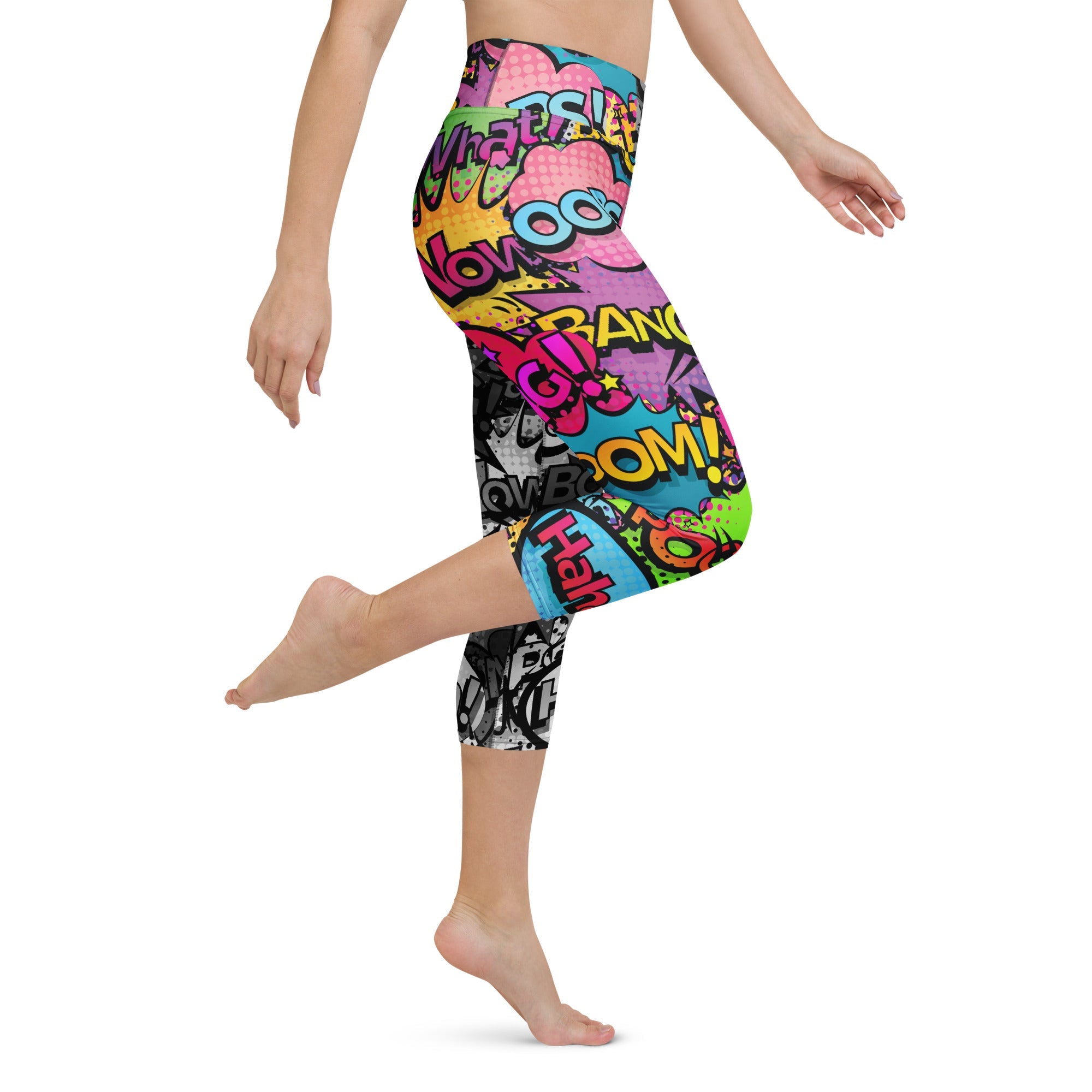 Comic Book Yoga Capris