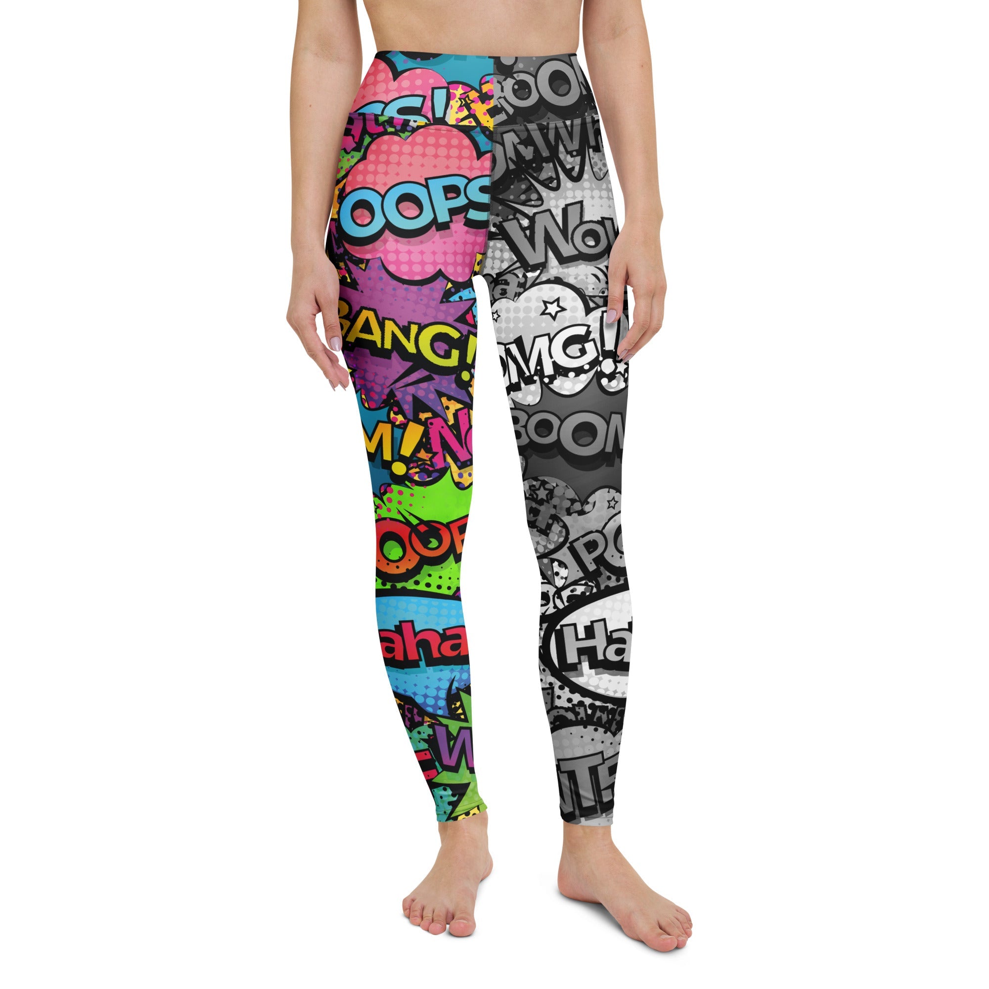 Comic Book Yoga Leggings