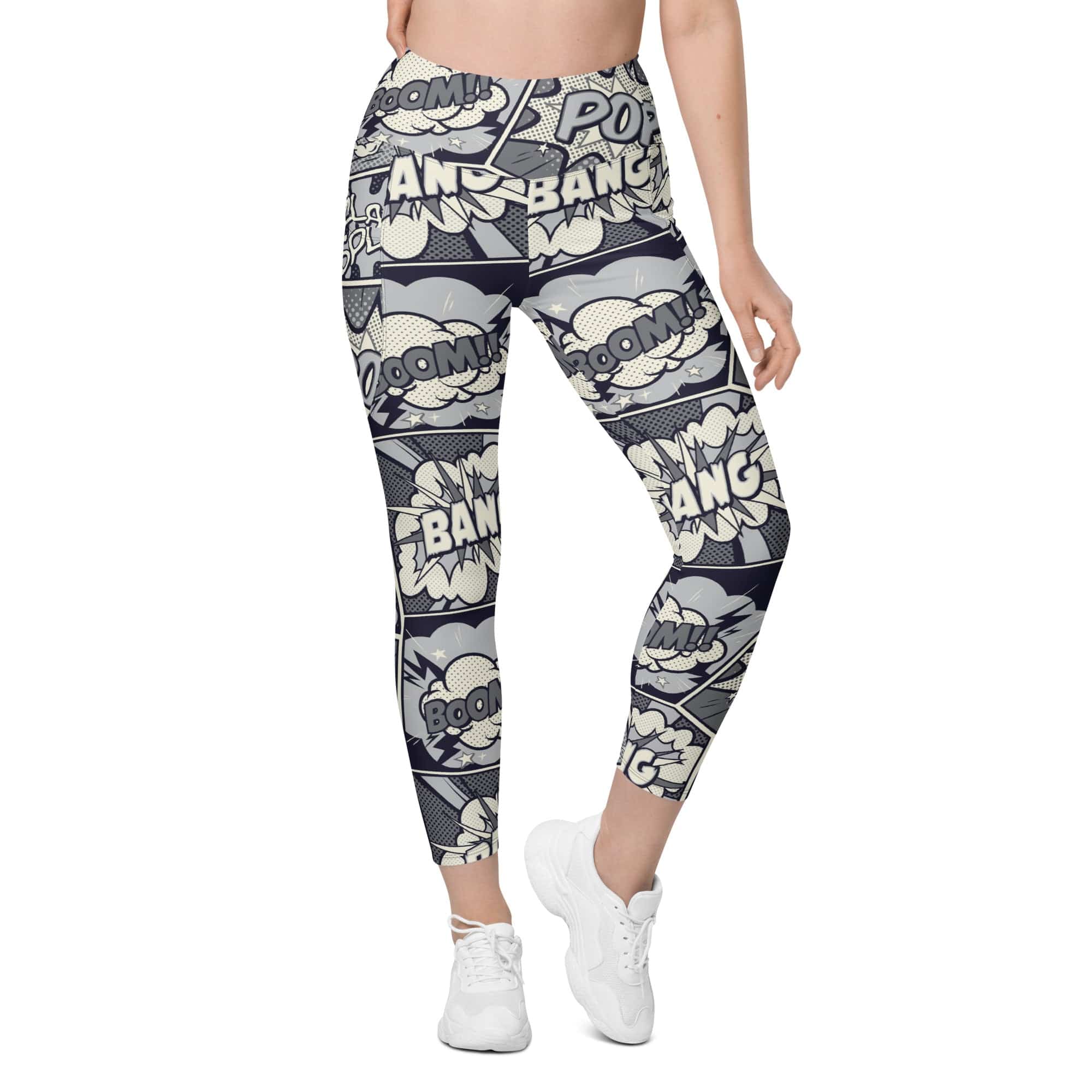 Cool Comic Leggings With Pockets