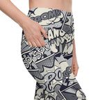 Cool Comic Leggings With Pockets