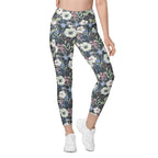 Cool Floral Leggings With Pockets