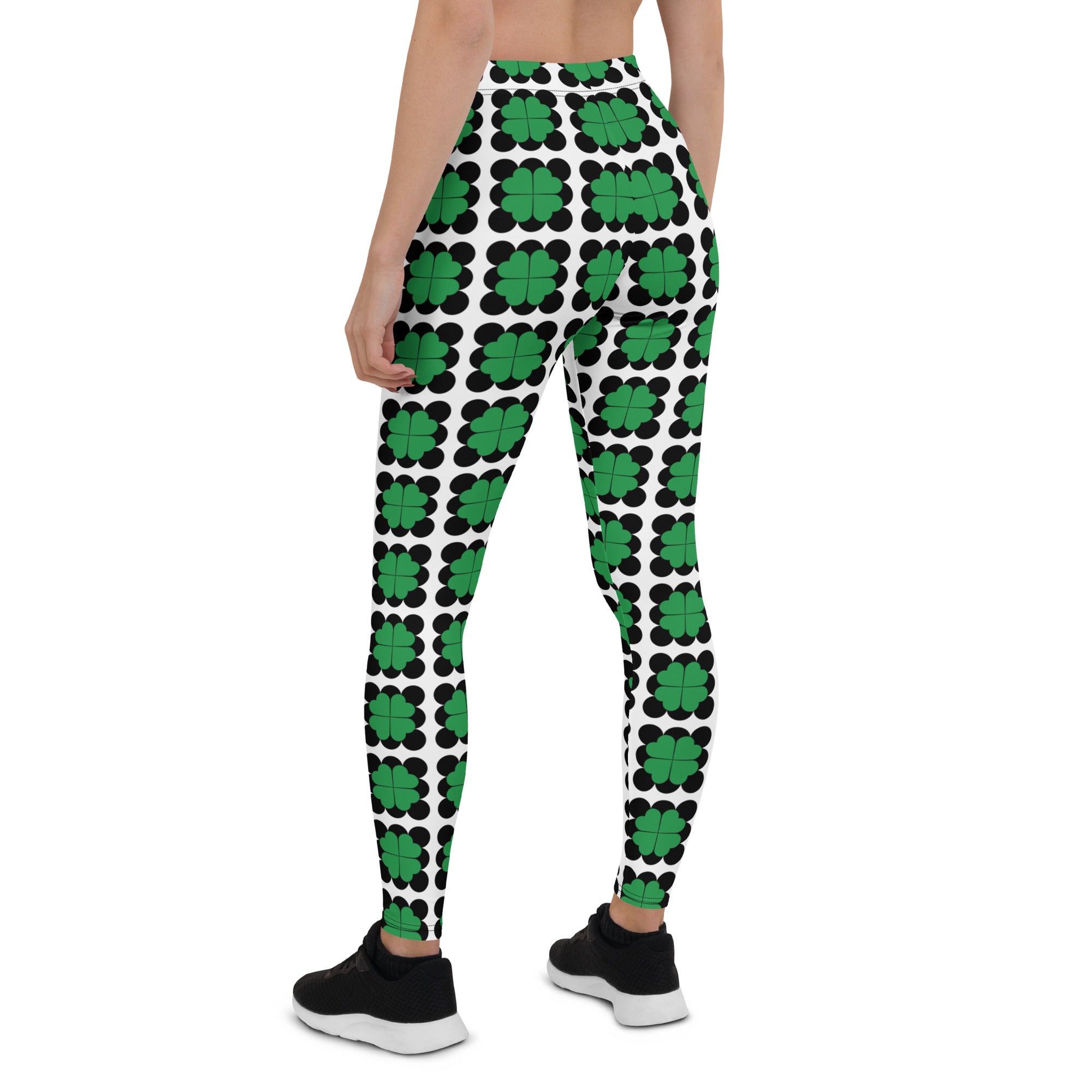 Cool Shamrock Pattern Leggings